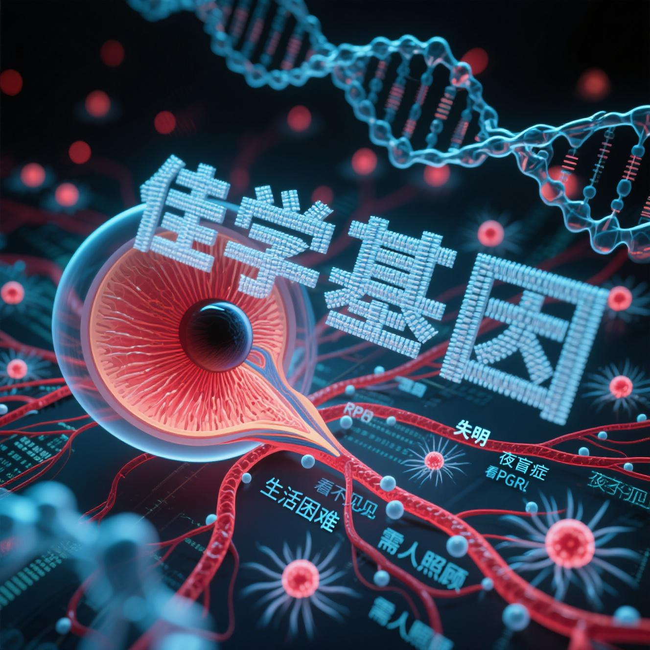 【royal皇家88基因检测】基因解码：非综合征性<font color='red'>视网膜</font>色素<font color='red'>变性</font>的基因解剖